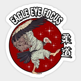 Eagle eye focus Sticker